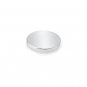 2x New Magnetic Earring Ear Stud Stainless Steel Plug Round Onyx CZ Clear 6mm YL907