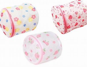 1CS Flower Bra Panties Hosiery Lingerie Wash Laundry Bag for Bras, Panties, Slips and Hosiery 10264