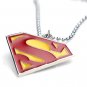 New Pendant Necklace Free Chain Superman Chest Logo Red  YL999