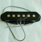 Black Single Coil Magnetic Pickup for 6 Strings Electric Guitar Bass 10158