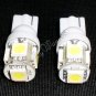 2x New T10 194 168 W5W 5-SMD Car Side Wedge LED White 10083