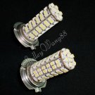 2x 80 SMD H7 Car Vehicle LED Fog Light Bulbs White 12V 10078