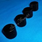 4x New  BLACK METAL DOME Guitar/Bass KNOB for TELE STYLE 1/4" GUITAR 10205