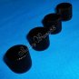 4x New  BLACK METAL DOME Guitar/Bass KNOB for TELE STYLE 1/4" GUITAR 10205