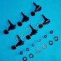 6 L Black Inline Guitar String Tuning Peg Machine Head 10249