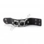 Cool Wristband Buckle Cuff Belt Leather Bracelet Black A0161