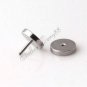 2x New Mens Earring Ear Stud Stainless Steel 8mm YL122-08