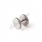 2x New Mens Earring Ear Stud Stainless Steel 6mm YL122-06
