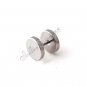 2x New Mens Earring Ear Stud Stainless Steel 6mm YL122-06