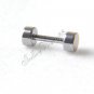 2x New Mens Earring Ear Stud Stainless Steel 4mm YL122-04