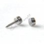 2x New Mens Earring Ear Stud Stainless Steel 4mm YL122-04