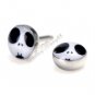 2x Earring Stud Stainless Steel Plug Nightmare Before Christmas Jack Skellington YL1159