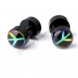 2x Earring Acrylic Stud Stainless Steel Plug Peace New YL740