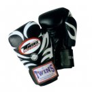 TWINS Muay Thai Boxing Gloves TATTOO PATTERN FBGV9-BLACK