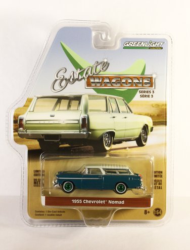 GreenLight GREEN MACHINE 1955 Chevrolet Nomad Estate Wagon Series 3