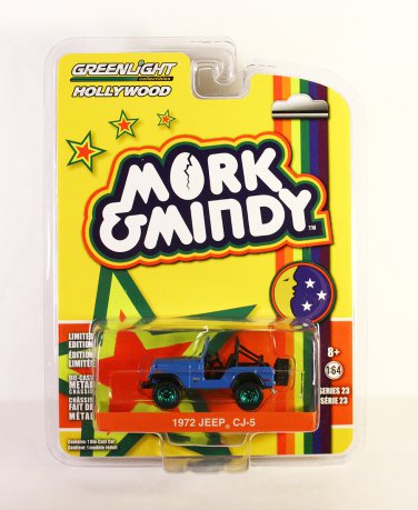 GreenLight GREEN MACHINE 1972 Jeep CJ-5 Mork & Mindy Hollywood Series 23