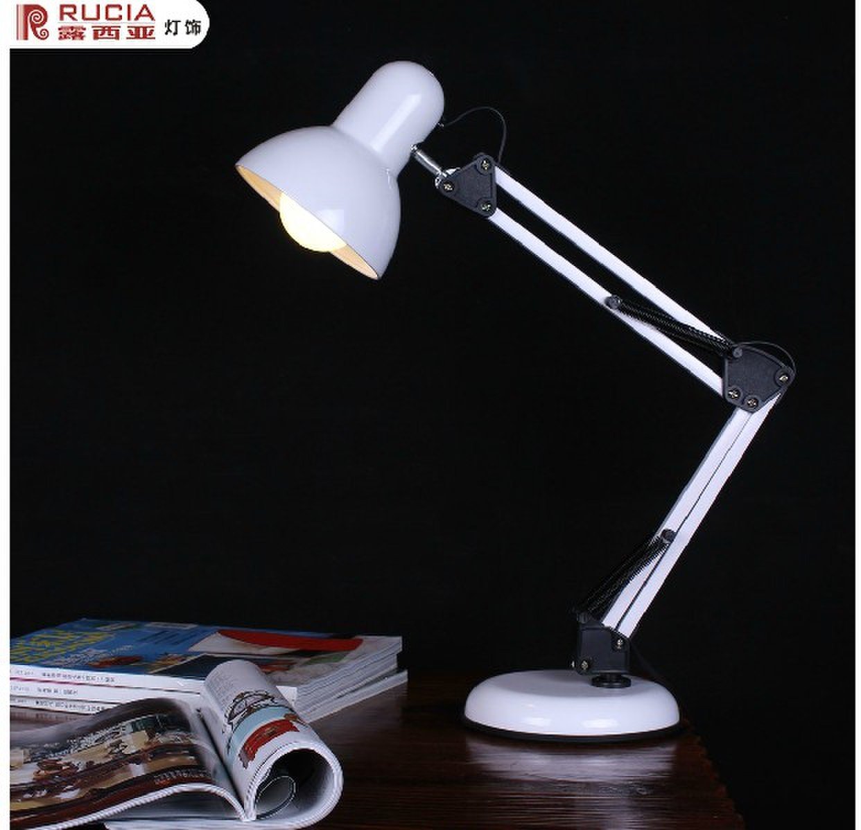 Table Lamp LED Collapsible Light Source Integration