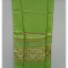 Silk Scarf Gold Floral