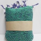 Purple and Green  Cotton 100% Scarf