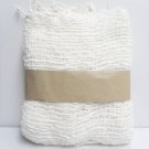 White  Cotton 100% Scarf