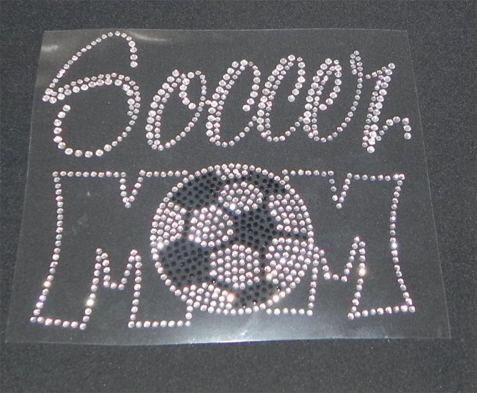 Soccer Mom Crystal Rhinestone Shirt