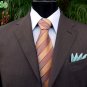 New Palasso Mens Suit - 100% Merino Wool - MADE IN ITALY- Brown