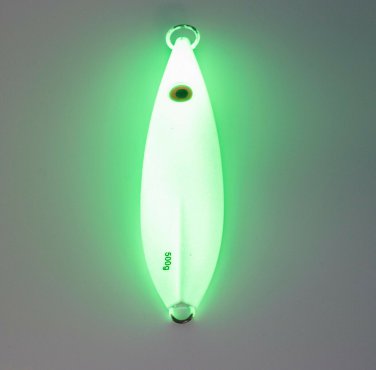 1-10 pcs Flat Fall Keel Jigs DOUBLE GLOW 200g  250g  340g  500g - Hooks Included
