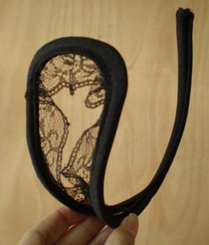 Lacey Openwork C String