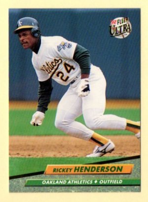 Rickey Henderson 2 Cards