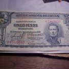 Uruguay  1939 5 Peso  circ