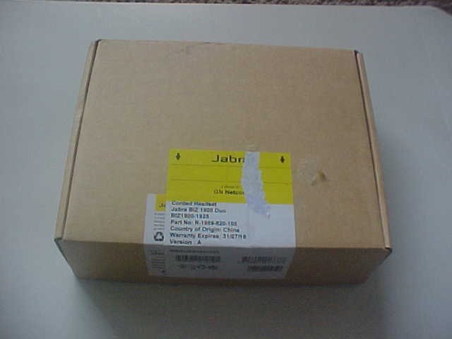 Jabra Biz 1900 Duo Noise Cancelling Corded Headset R 1989 820 105 New