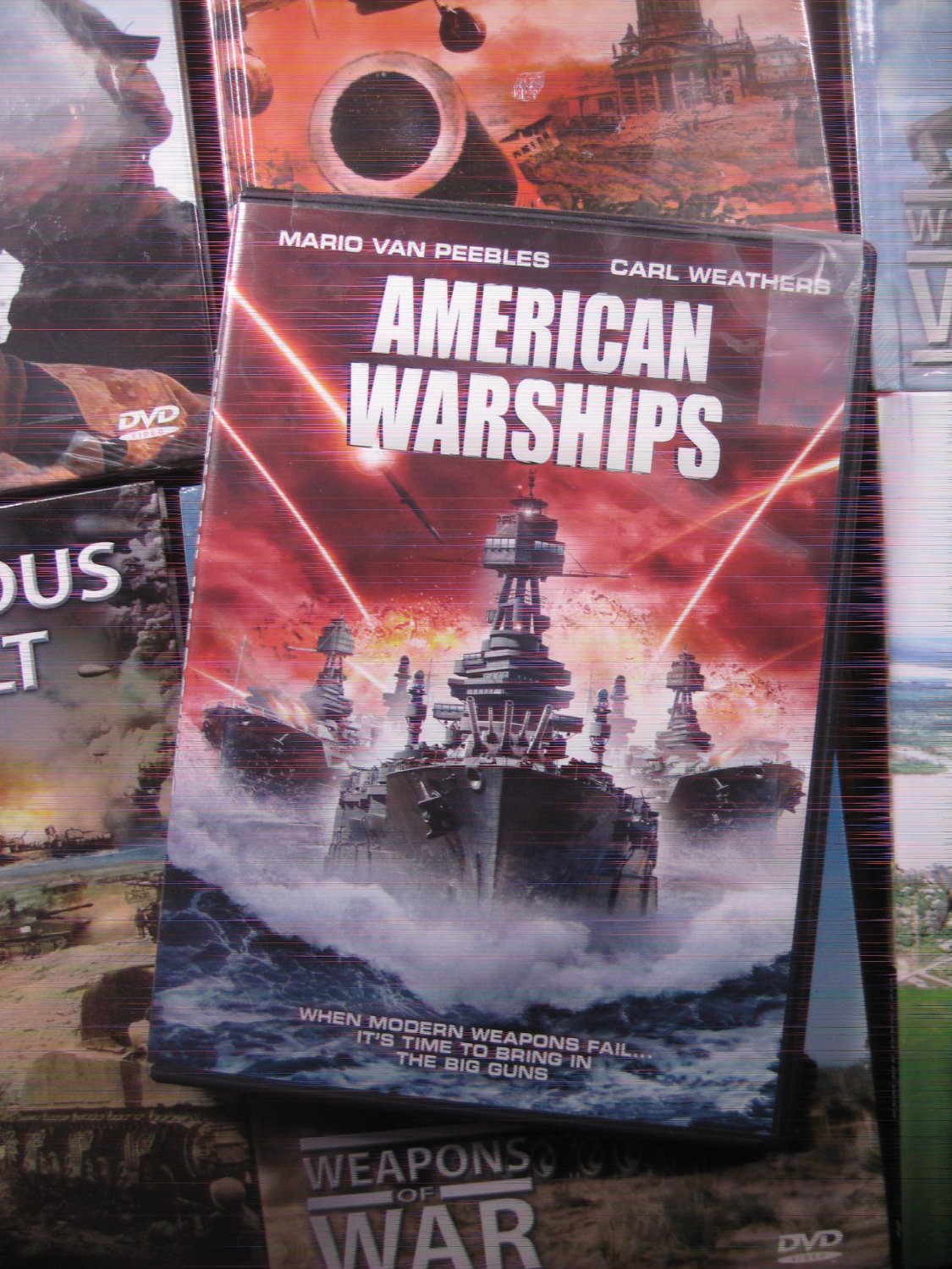 Weapons of War series Lot of 8 DVD + American Warships