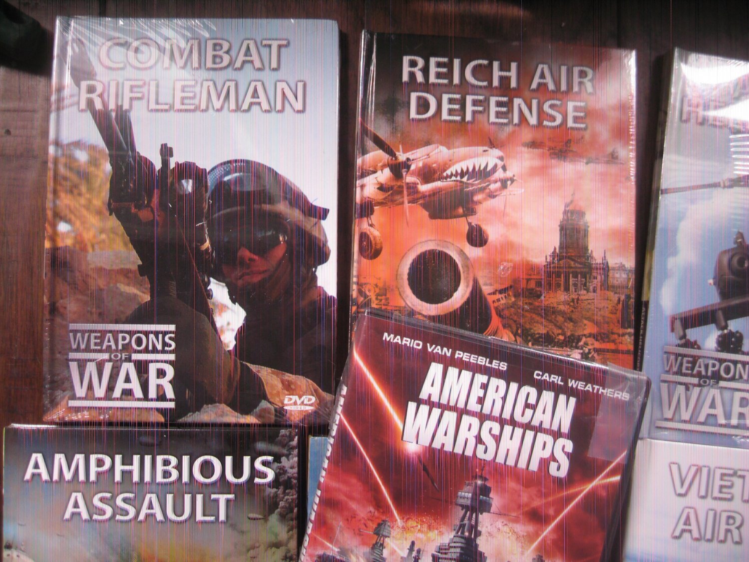 Weapons of War series Lot of 8 DVD + American Warships