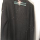 White Stag XL  16 - 18 Christmas Sweater Black Sparkly 2% metalic