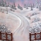 20-019 Special 8x10 Hand Painted Scenic Muslin Background