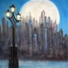 K981 Special 8x10 Hand Painted Scenic Muslin Background