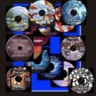 Full Set Digital Backdrops, chromakey backgrounds-15 CD's