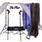 Vu-Pro Complete Home Photography Studio Package #2 Lighting, Backdrops, Digital Backdrops