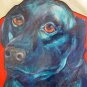 Black labrador RETRIVER Black lab dog Leash Key holder handmade wood  rack holder