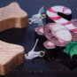 Teddy bear candy cane personalized sign