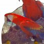 Scarlet Macaw Tropical Parrot macaw Key rack holder Handmade Gift