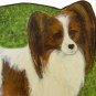 papillon red white dog leash key rack holder handmade gifts