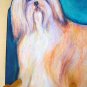 Leash Holder Lhasa Apso Dog leash rack key wood per holder