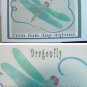 Whimsical Dragonfly Notecards Insect Dragon-fly Note-cards set 8