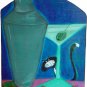 Curious Martini Kitty Leash key rack coat hanger Martini funky art tuxedo cat