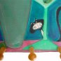 Curious Martini Kitty Leash key rack coat hanger Martini funky art tuxedo cat