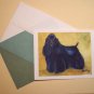 Cocker Spaniel Black American Cocker Spaniel dog Personalized Notecards set8