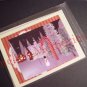 Greeting Card Snowman CANDY CANE white christmas Handmade card whimsical greeting cards