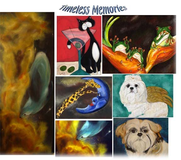 Custom painting Commissioned pet portrait painting gallery wrapped canvas 11" X 14" Acrylic Painting