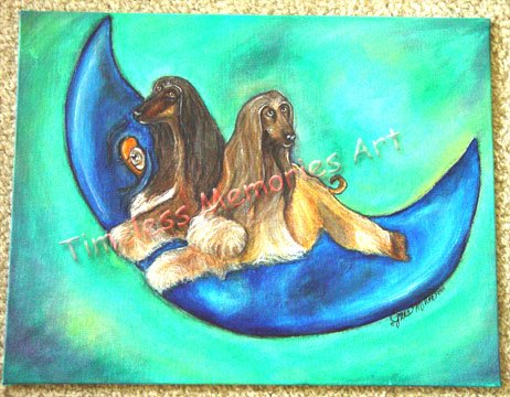 Pet Painting 16" X 20" Acrylics gallery wrapped canvas commissioned animal portraiture